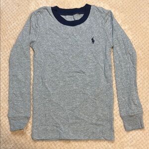 Polo by Ralph Lauren Gray Long Sleeve Tee
